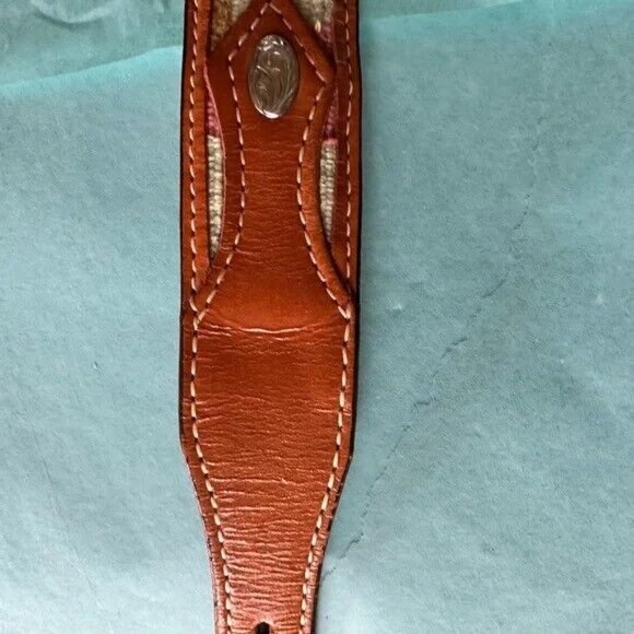 CIRCLE OF YOAKUM HANDMADE LEATHER AND WOVEN BELT - Picture 11 of 12